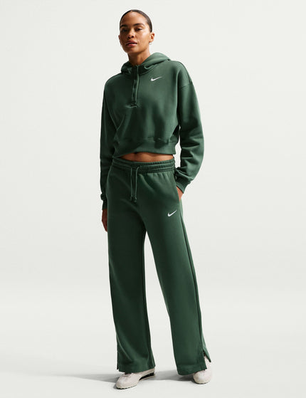 Nike Sportswear Phoenix Fleece High Waisted Pants - Fir/Sailimages4- The Sports Edit