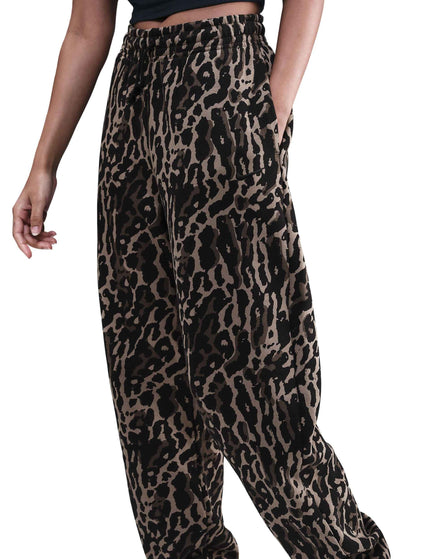 Nike Sportswear Phoenix Fleece Oversized Printed Sweatpants - Black/Ironstone/Blackimages1- The Sports Edit