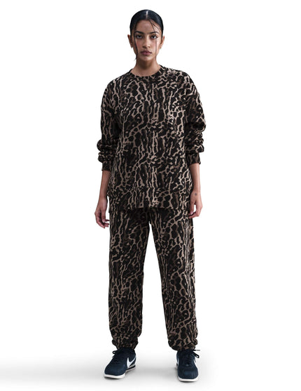 Nike Sportswear Phoenix Fleece Oversized Printed Sweatpants - Black/Ironstone/Blackimages5- The Sports Edit