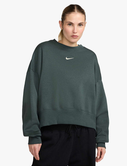 Nike Sportswear Phoenix Fleece Sweatshirt - Vintage Green/Sailimage1- The Sports Edit