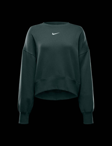 Nike Sportswear Phoenix Fleece Sweatshirt - Vintage Green/Sailimage8- The Sports Edit