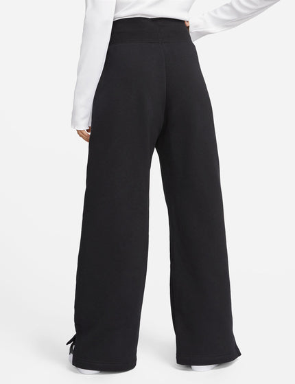 Nike Sportswear Phoenix Fleece Tracksuit Bottoms - Black/Whiteimage2- The Sports Edit