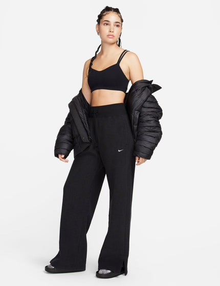 Nike Sportswear Phoenix Plush Wide-Leg Fleece Trousers - Black/Sailimage4- The Sports Edit