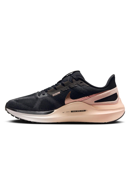 Nike Structure 25 Shoes - Black/Crimson Tint/Anthracite/Metallic Red Bronzeimage5- The Sports Edit