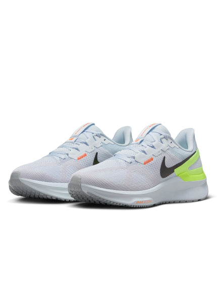 Nike Structure 25 Shoes - Blue Tint/Volt/Total Orange/Blackimage2- The Sports Edit