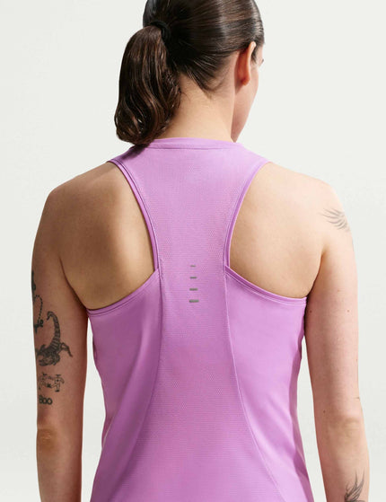 Nike Swift Dri-FIT Running Tank Top - Light Magenta/Reflective Silverimages2- The Sports Edit