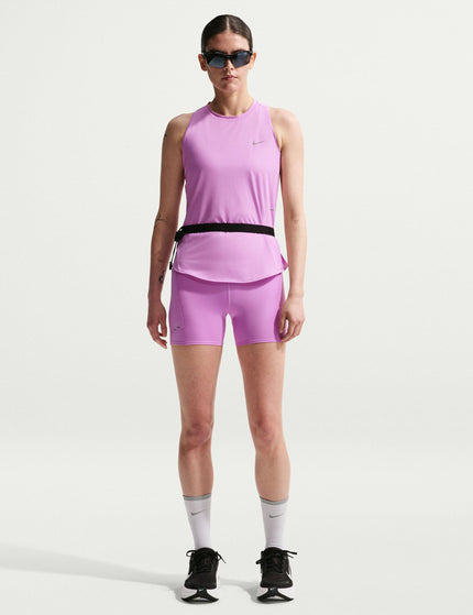 Nike Swift Dri-FIT Running Tank Top - Light Magenta/Reflective Silverimages4- The Sports Edit