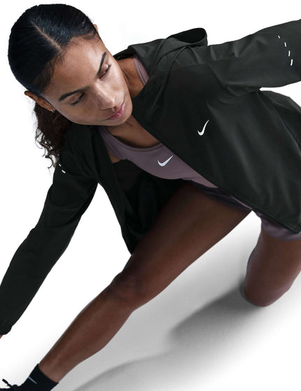 Nike Swift Repel Packable Running Jacket - Black/Reflective Silverimages3- The Sports Edit