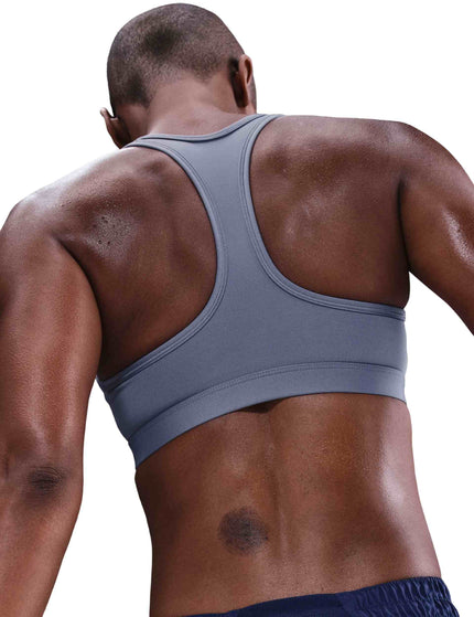 Nike Swoosh Medium Support Bra - World Indigo/Whiteimages2- The Sports Edit