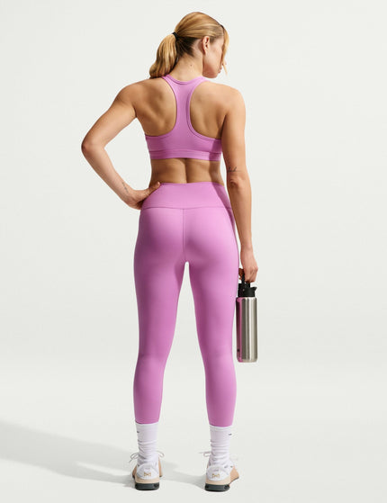 Nike Swoosh Medium Support Bra - Light Magenta/Whiteimages5- The Sports Edit