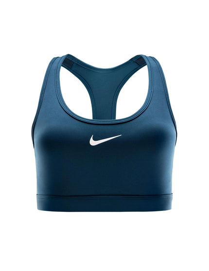 Nike Swoosh Medium Support Bra - Armoury Navy/Whiteimage6- The Sports Edit