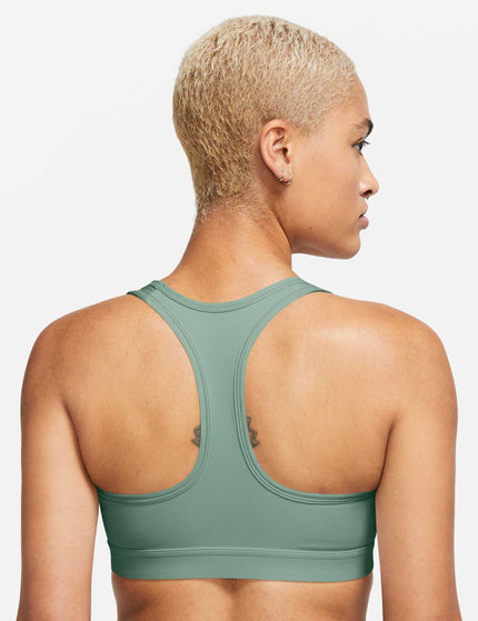 Nike Swoosh Medium Support Bra - Steam/Whiteimages2- The Sports Edit