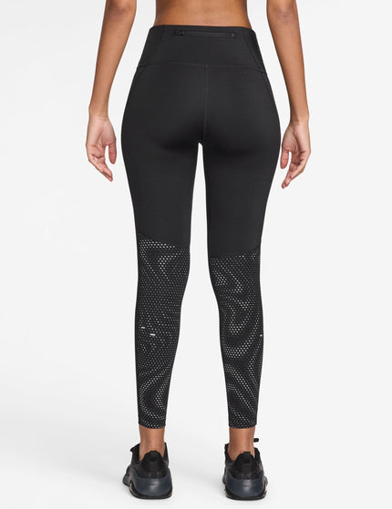 Nike Tempo Flash High Waisted 7/8 Running Leggings - Black/Reflective Silverimages2- The Sports Edit