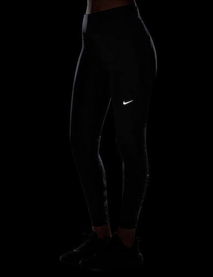 Nike Tempo Flash High Waisted 7/8 Running Leggings - Black/Reflective Silverimages4- The Sports Edit