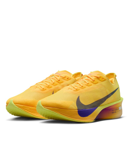Nike Vaporfly 4 Racing Shoes - Citron Pulse/Indigo Burst/Laser Orangeimages2- The Sports Edit