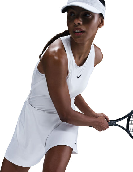 Nike Victory Dri-FIT Flouncy Tennis Skirt - White/Blackimage5- The Sports Edit
