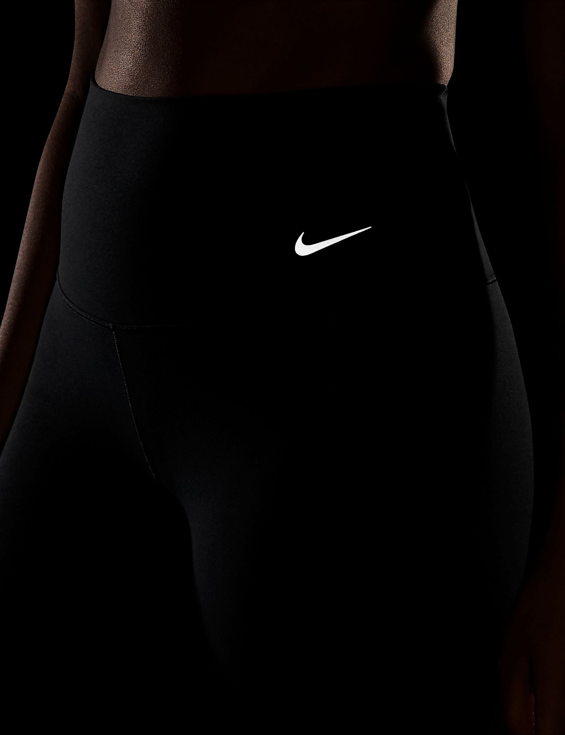 Nike | Zenvy High Waisted 7/8 Leggings - Black | The Sports Edit