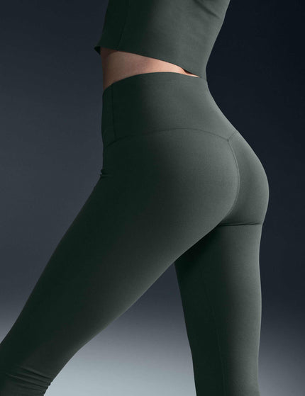 Nike Zenvy High Waisted Leggings - Vintage Green/Blackimage2- The Sports Edit