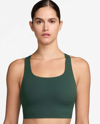 Zenvy Light-Support Longline Bra - Fir/White