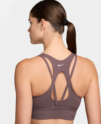 Zenvy Light-Support Longline Bra - Tattoo/White