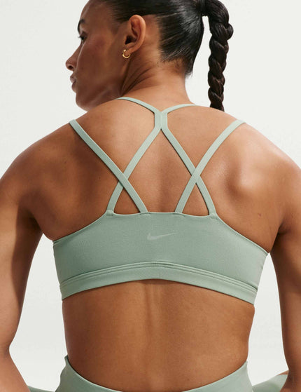Nike Zenvy Strappy Light Support Bra - Steam/Whiteimages2- The Sports Edit
