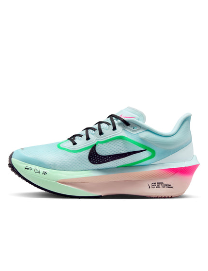 Nike Zoom Fly 6 Shoes - Glacier Ice/Hyper Pink/Green Shock/Blackimages5- The Sports Edit