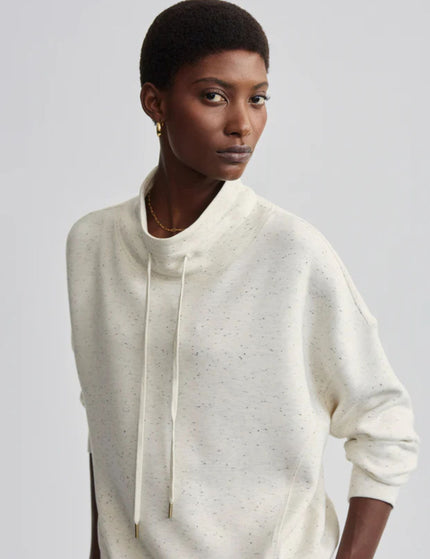 Varley Oakdale Sweat - Ivory Marl Fleckimage1- The Sports Edit