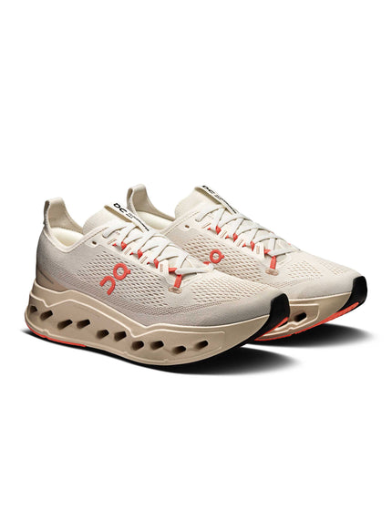 ON Running Cloudsurfer Max - Ivory/Salmonimage2- The Sports Edit