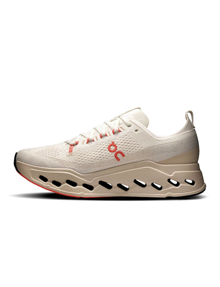 ON Running Cloudsurfer Max - Ivory/Salmonimage4- The Sports Edit