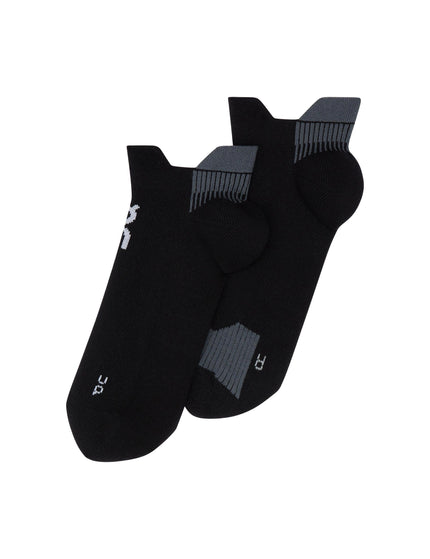 ON Running Performance Run Sock Low - Black/Eclipseimage1- The Sports Edit