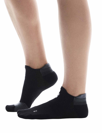 ON Running Performance Run Sock Low - Black/Eclipseimage3- The Sports Edit
