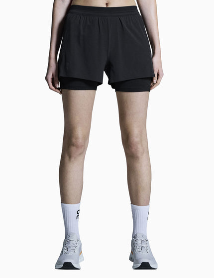 ON Running 3" Performance 2-in-1 Shorts - Blackimage1- The Sports Edit