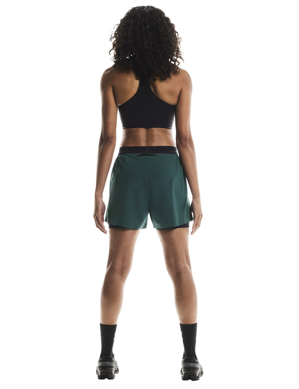 ON Running 3" Performance 2-in-1 Shorts - Spirulina/Blackimages6- The Sports Edit