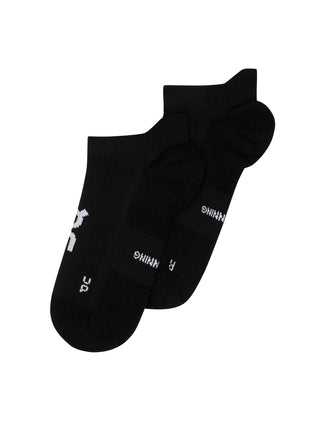 Core Run Sock Low 2P - Black