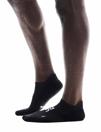 Core Run Sock Low 2P - Black