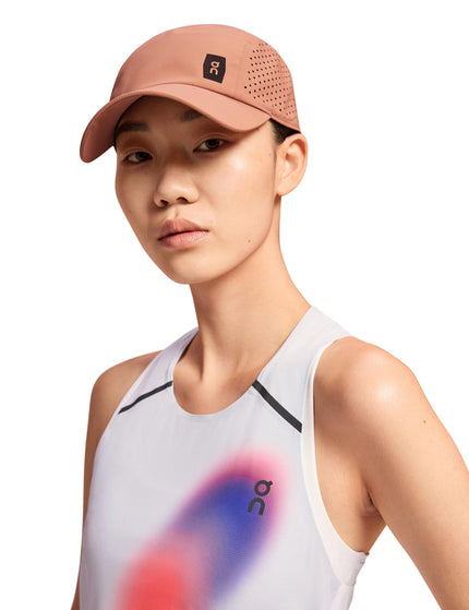 ON Running Lightweight Cap - Mochaimage2- The Sports Edit