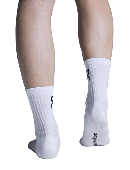 ON Running Logo Sock High 3P - Whiteimages4- The Sports Edit