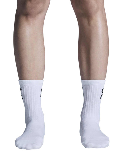 ON Running Logo Sock High 3P - Whiteimages3- The Sports Edit