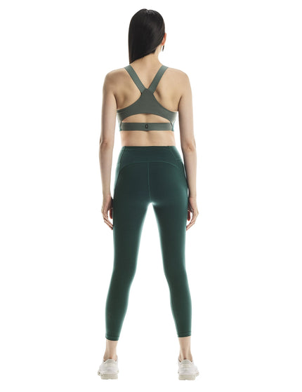 ON Running Performance Flex Bra - Spirulina/Oliveimages6- The Sports Edit