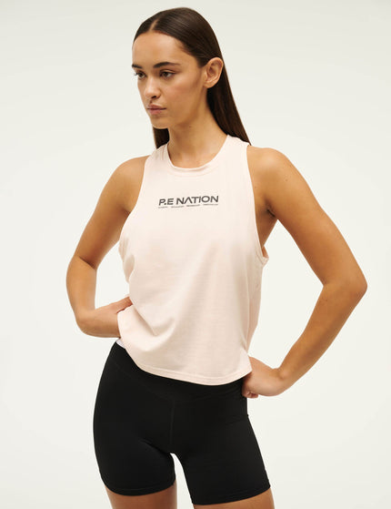 PE Nation Aero Tank - Blushimage2- The Sports Edit