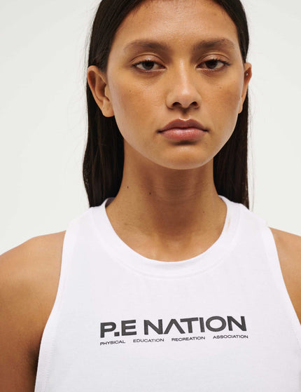 PE Nation Aero Tank - Optic Whiteimage2- The Sports Edit