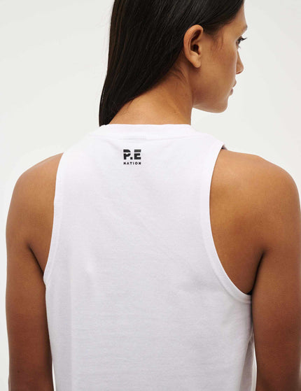 PE Nation Aero Tank - Optic Whiteimage3- The Sports Edit