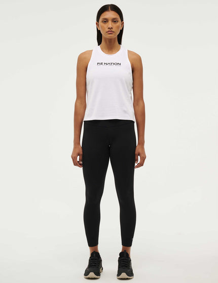 PE Nation Aero Tank - Optic Whiteimage4- The Sports Edit