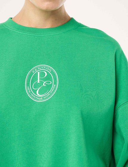 PE Nation Exposition Sweat - Washed Kelly Greenimages3- The Sports Edit