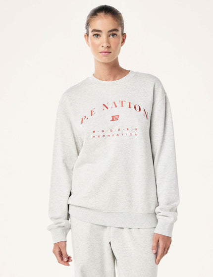 PE Nation Liberation Sweat - Light Grey Marleimages1- The Sports Edit