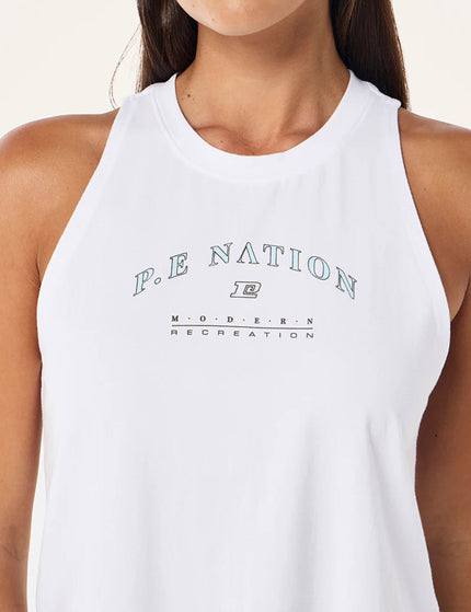 PE Nation Passenger Tank - Optic Whiteimages2- The Sports Edit