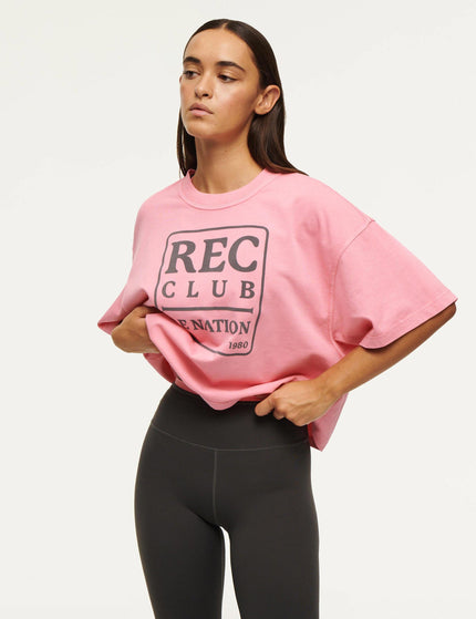 PE Nation Rally Tee - Pink Lemonadeimage2- The Sports Edit