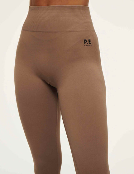 PE Nation Restore Seamless Legging - Fossilimage2- The Sports Edit