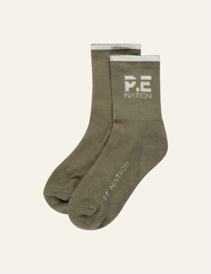 PE Nation Restore Sock - Silver Sageimage1- The Sports Edit