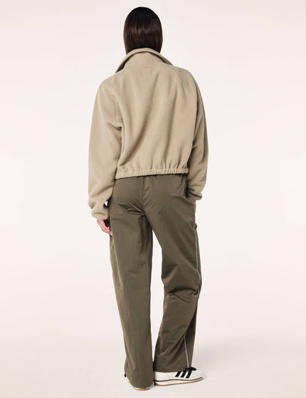 PE Nation Shelter Sherpa Jacket - Oxford Tanimage2- The Sports Edit
